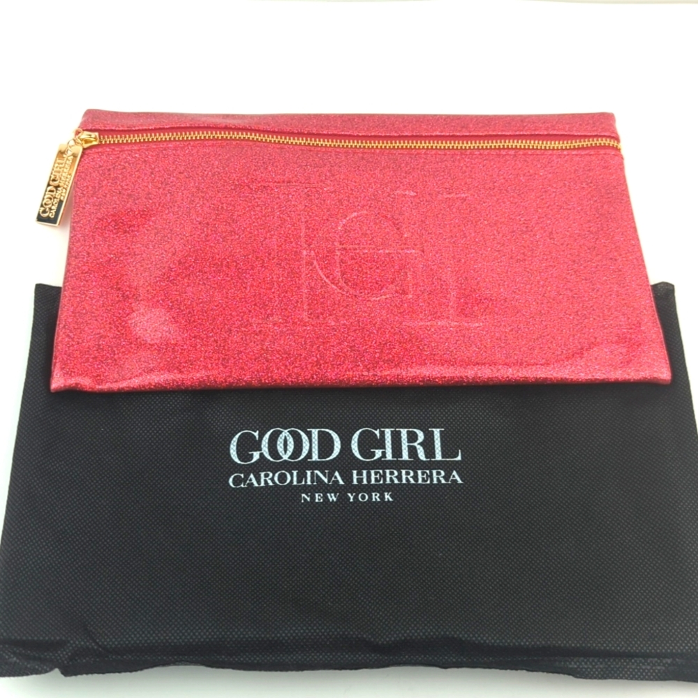 Carolina Herrera Red Sparkle Pouch